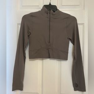 GARAGE seamless zip front